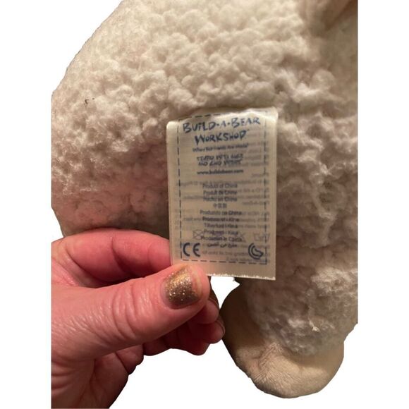 Build-A-Bear Workshop White Tan Hooves Lamb Sheep Plush Stuffed Toy - Picture 9 of 15